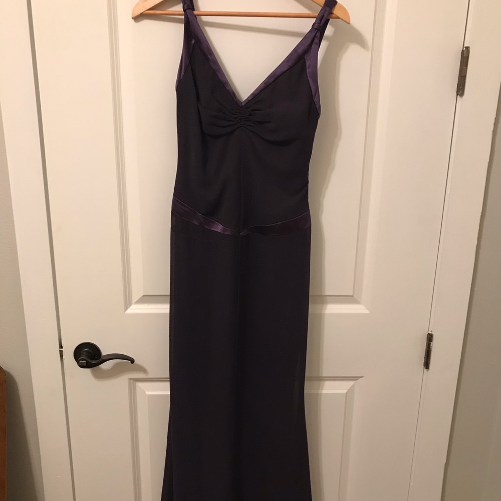Purple formal gown